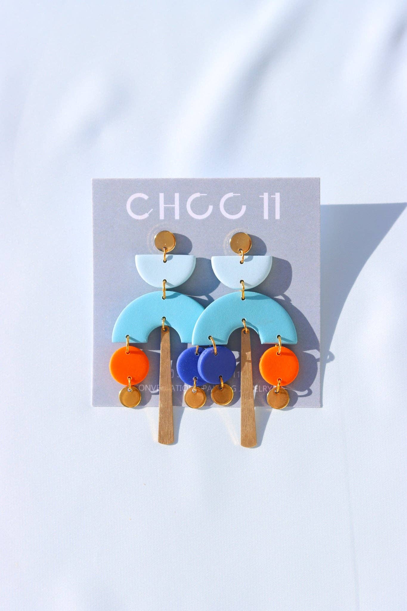 MIRANDA EARRINGS (COLOR BLOCK): Color block I - PMA Store at the Portland Museum of Art, Maine