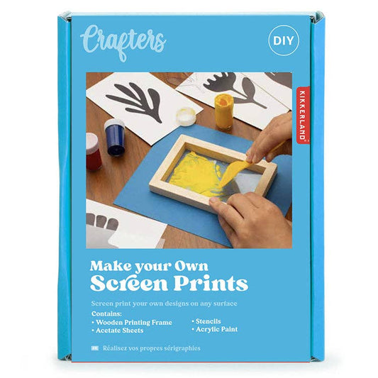 Kikkerland Design Inc - Crafter's Make Your Own Screen Prints - PMA Store at the Portland Museum of Art, Maine