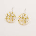 Circle Earrings - Small: Clear Iridescent - PMA Store at the Portland Museum of Art, Maine
