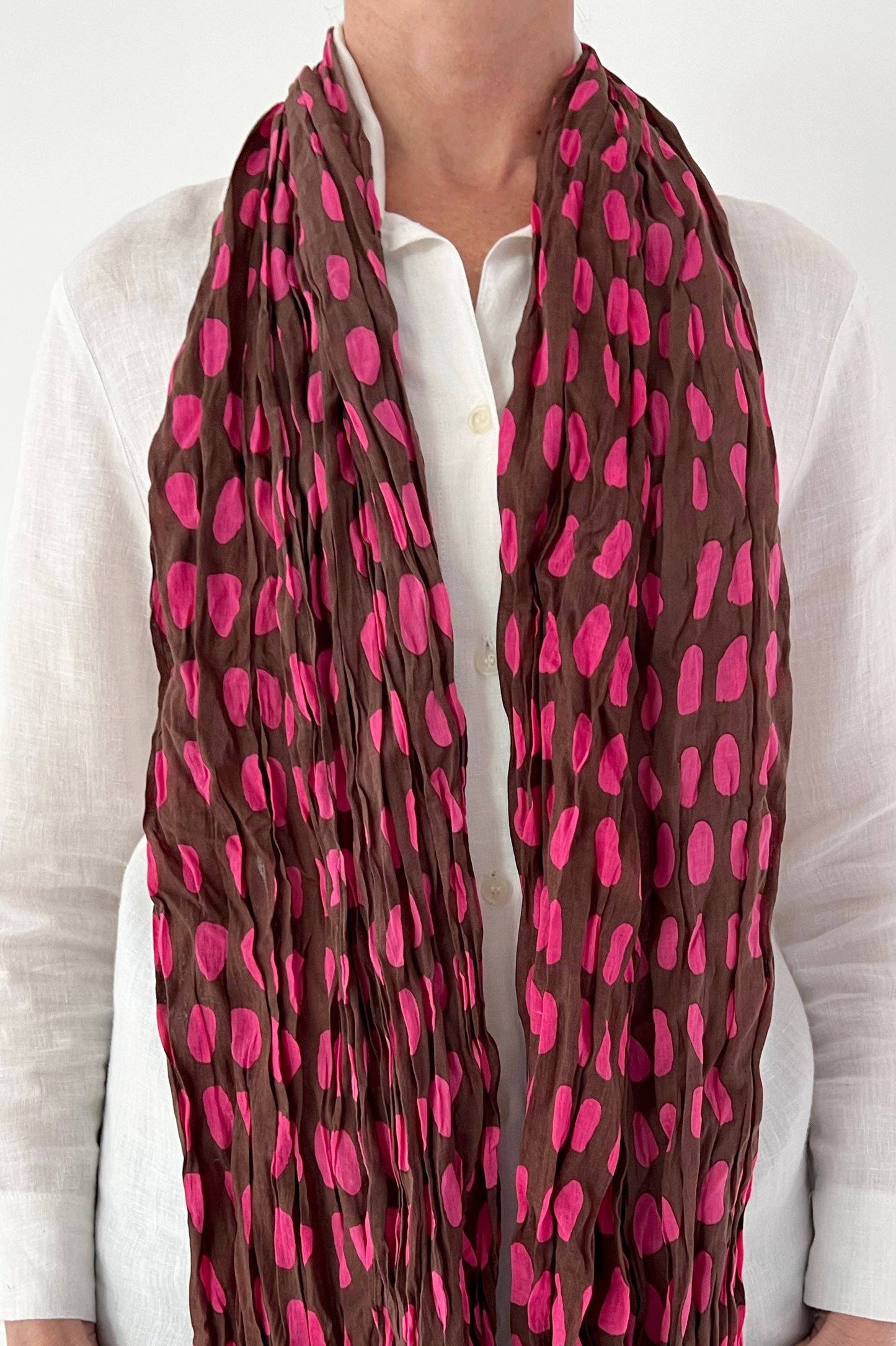 See Design - Cotton Scarf: Stitch Coal