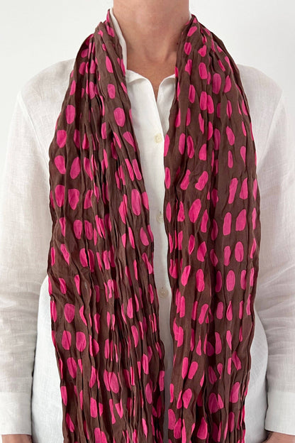 See Design - Cotton Scarf: Stitch Coal