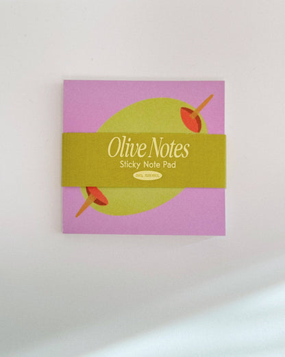 Olive Sticky Notes - PMA Store at the Portland Museum of Art, Maine