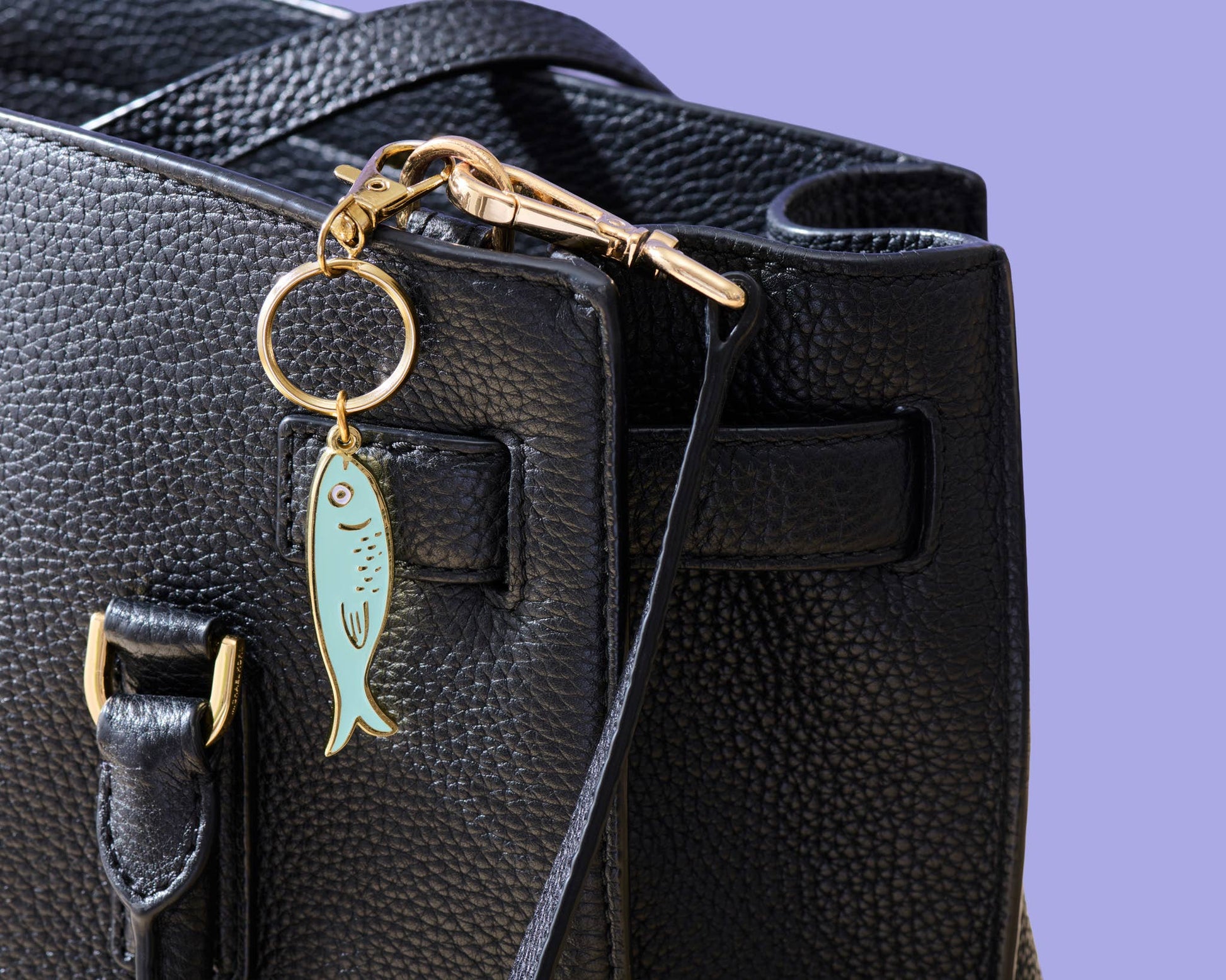 And Here We Are - Enamel Keychain & Bag Charm—Sardine (Tin Fish, Foodie Gift) - PMA Store at the Portland Museum of Art, Maine