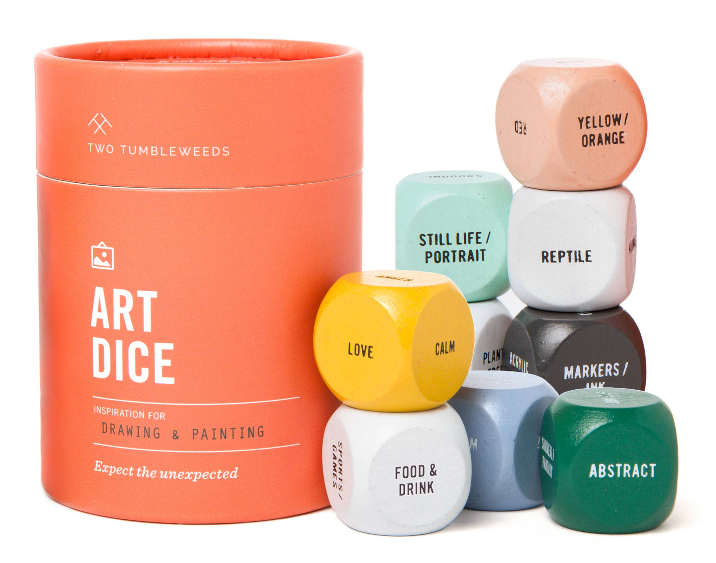 Two Tumbleweeds - Art Dice - Inspiration for Drawing & Painting - PMA Store at the Portland Museum of Art, Maine
