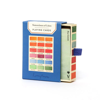 Roomytown Inc - Nomenclature of Colours Single Playing Card Deck - PMA Store at the Portland Museum of Art, Maine
