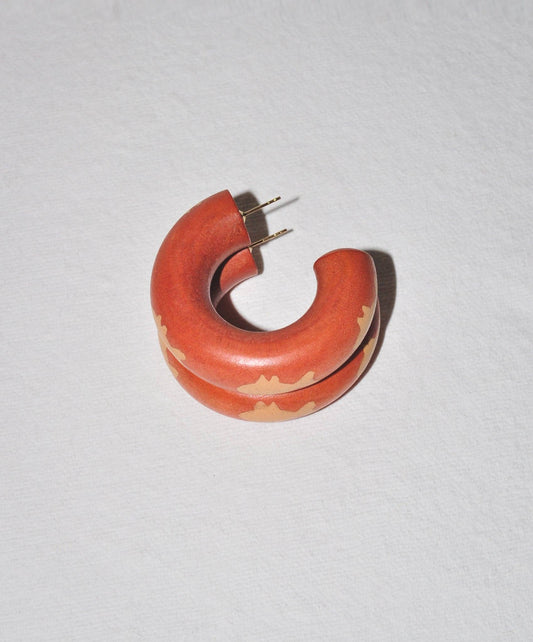 BINKY AND LULU - Trout Chunk Small Hoop - PMA Store at the Portland Museum of Art, Maine