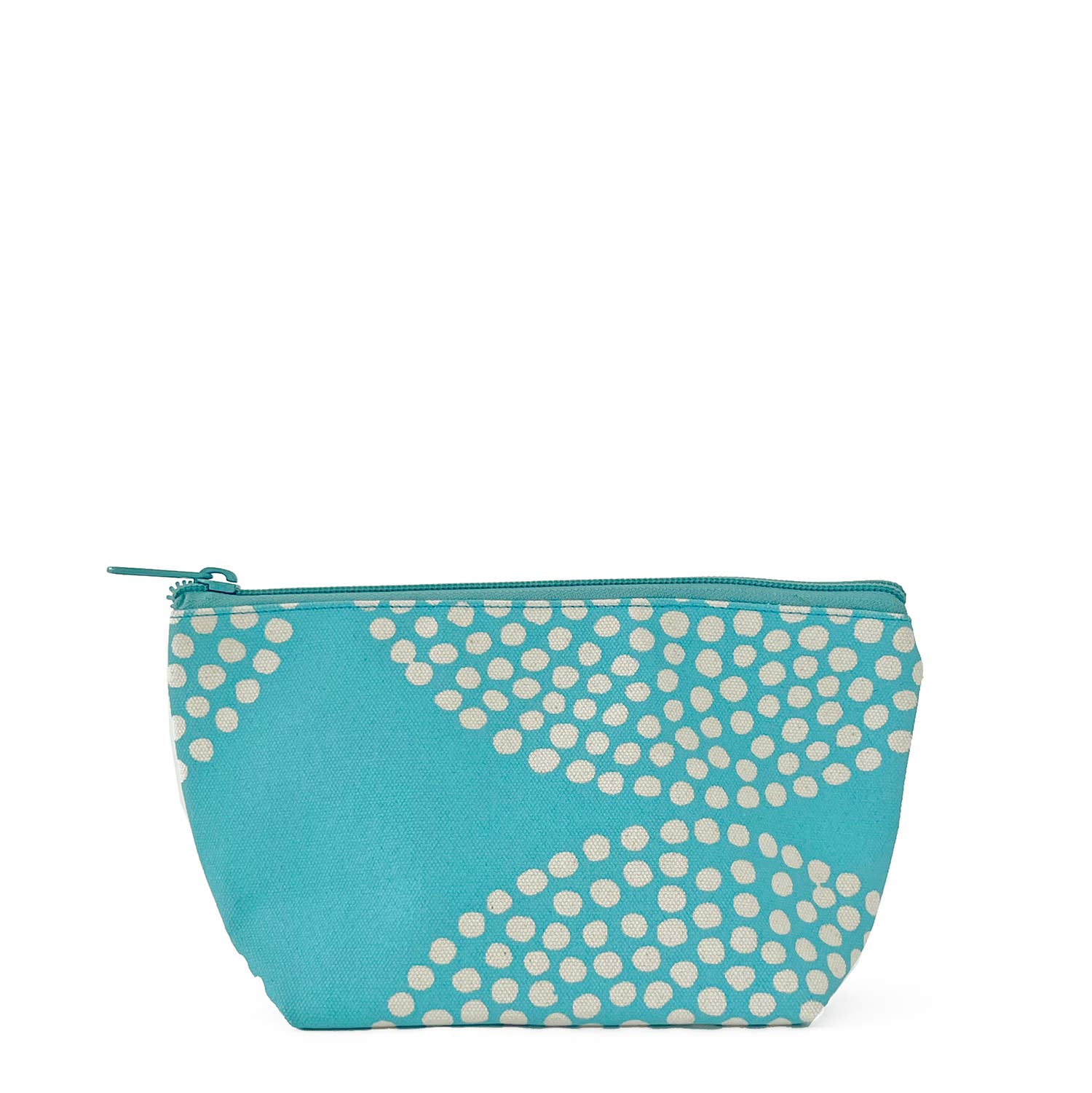 See Design - Travel Pouch Small: Big Smudge Dot Pink/Orange - PMA Store at the Portland Museum of Art, Maine