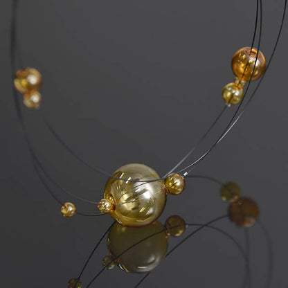 Pursuits - Cumulus Necklace: Silver Aqua