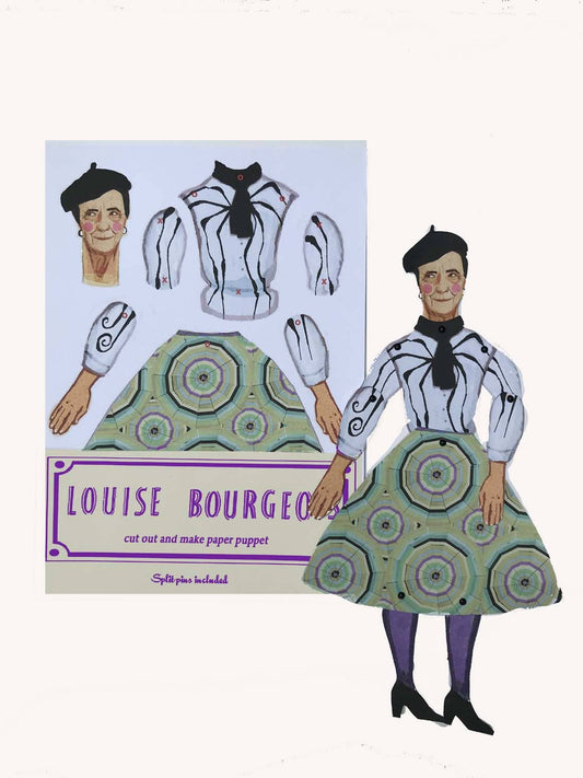 Louise Bourgeois Cut out Make Puppet - PMA Store at the Portland Museum of Art, Maine