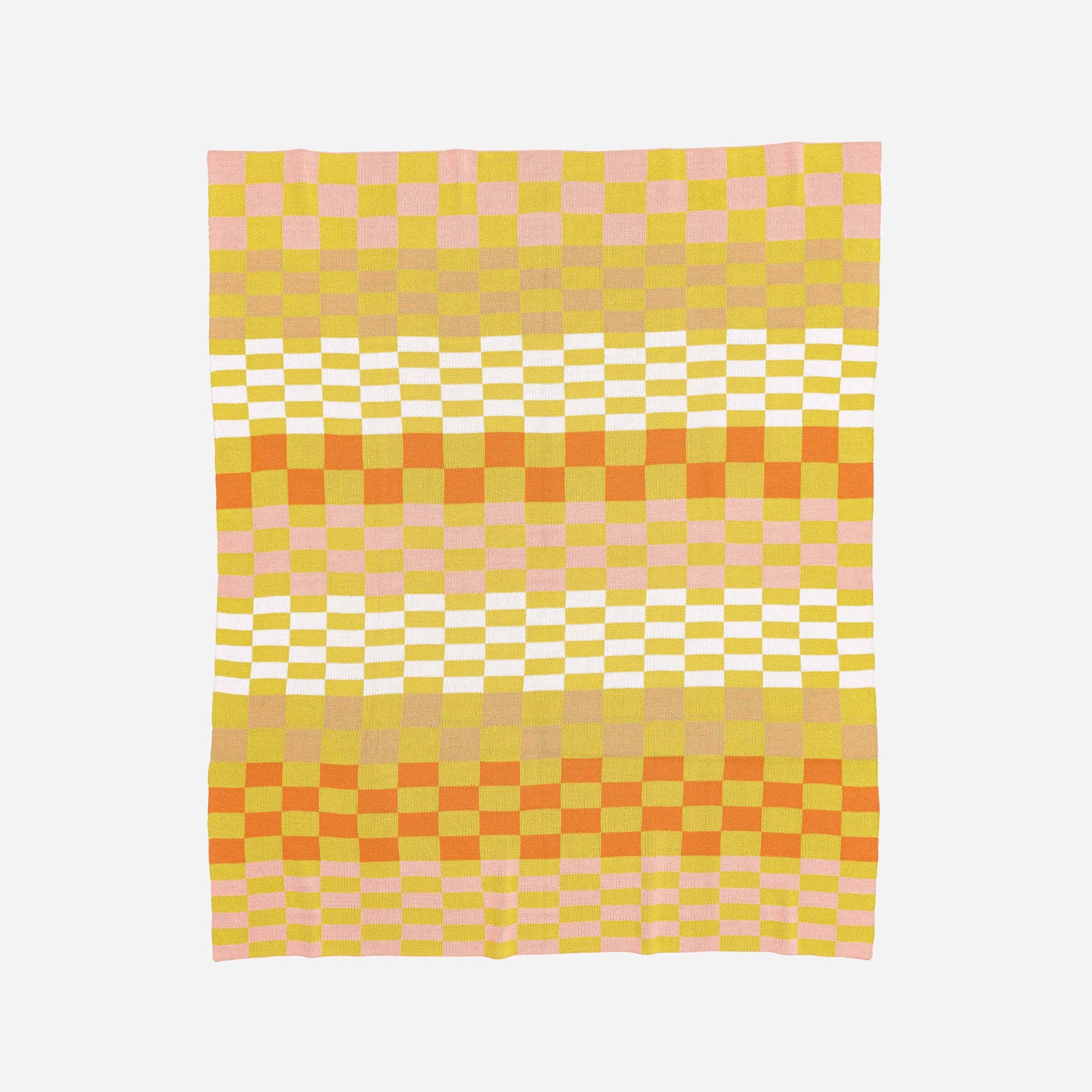 Mosaic Checkerboard Throw: Wine Red - PMA Store at the Portland Museum of Art, Maine