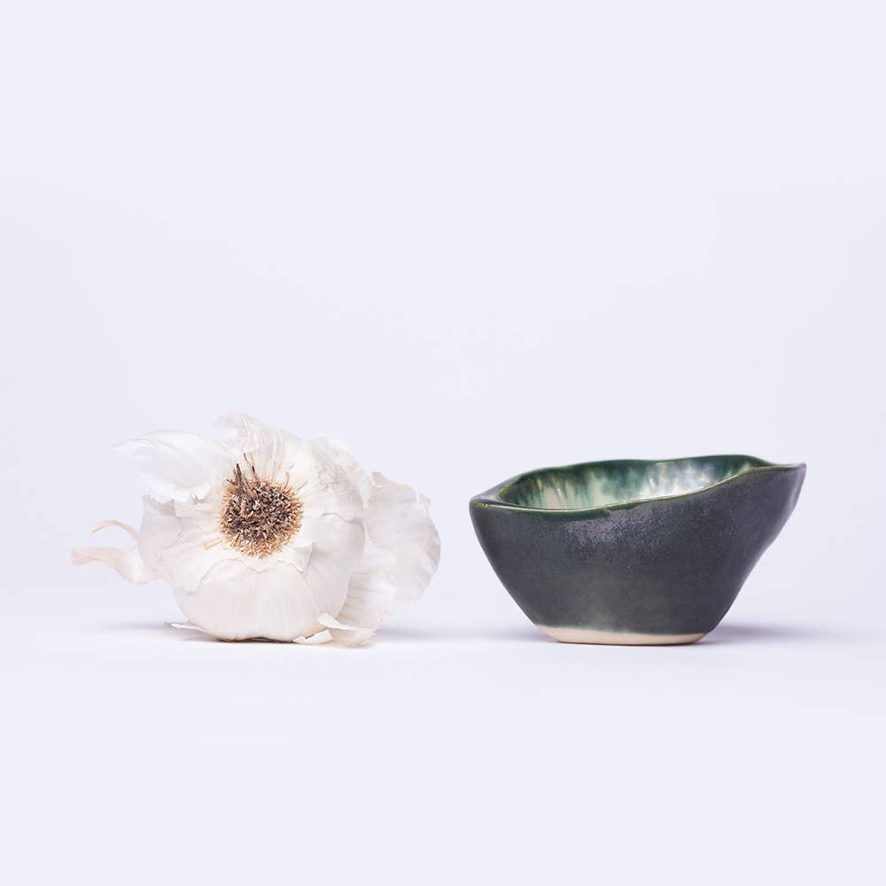 Alison Evans Ceramics - Oyster Sauce Bowl: Abalone & Tortoise