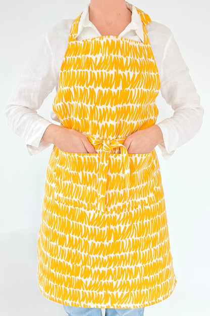 Apron: Globe Aqua/Green - PMA Store at the Portland Museum of Art, Maine