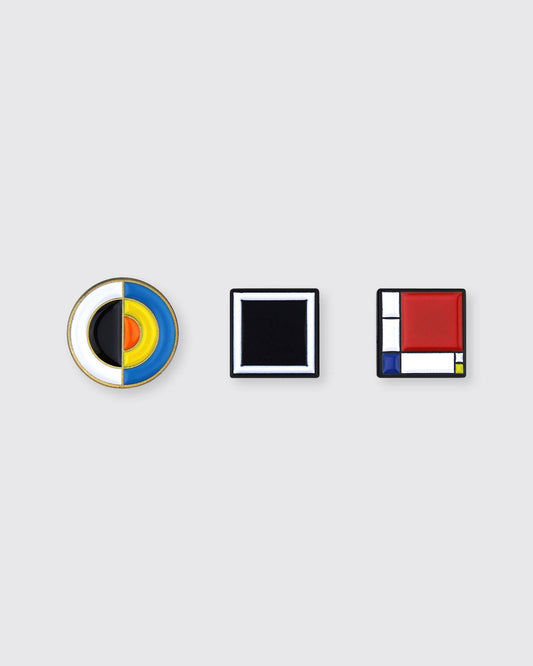 Abstract (Set of 3) • Enamel Pins - PMA Store at the Portland Museum of Art, Maine