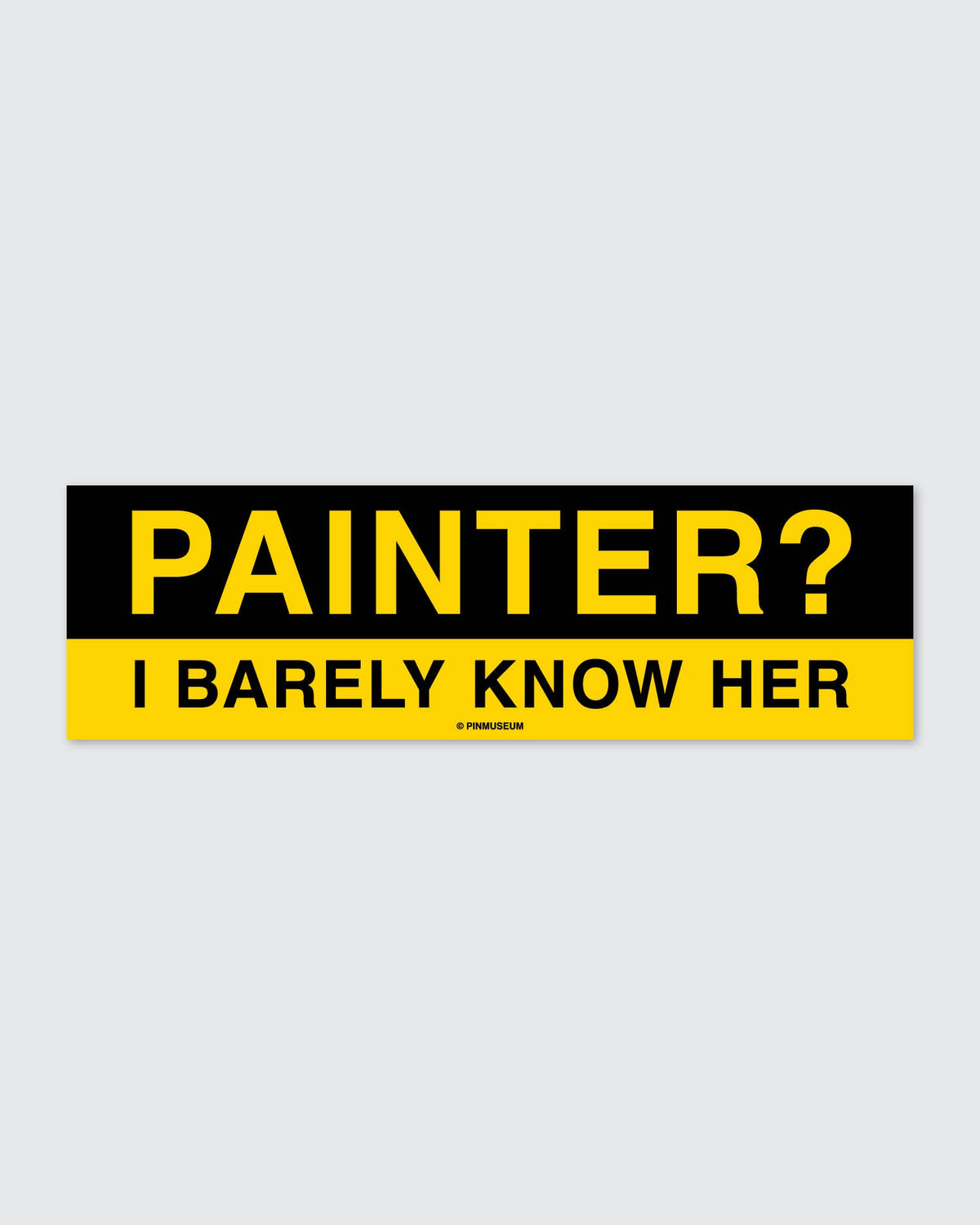Pin Museum - Painter • Bumper Sticker