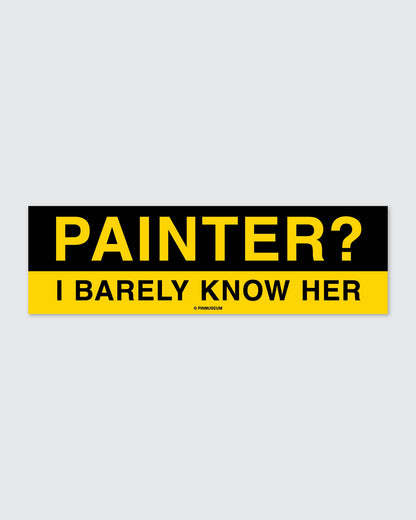 Pin Museum - Painter • Bumper Sticker