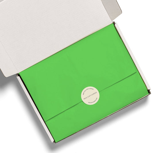 Neon Green tissue paper: 8 Sheets - PMA Store at the Portland Museum of Art, Maine