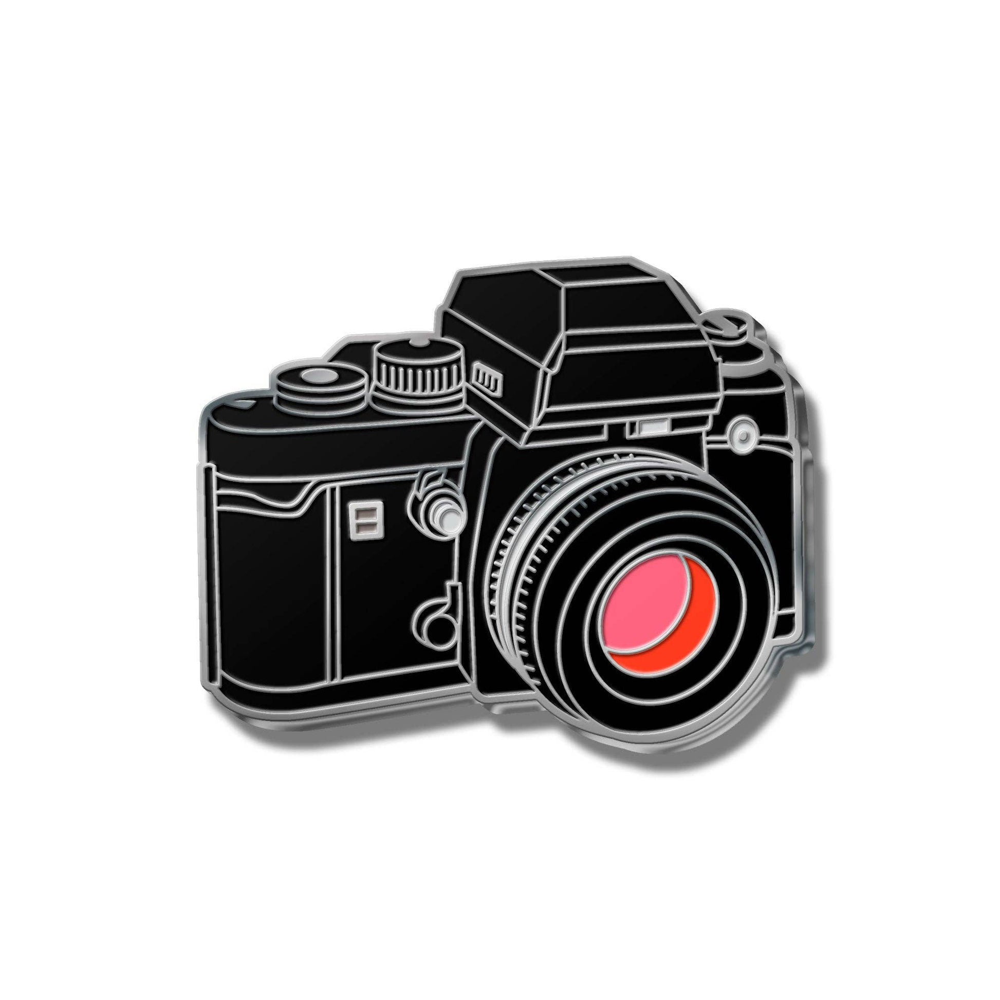 SLR Camera Enamel Pin - PMA Store at the Portland Museum of Art, Maine