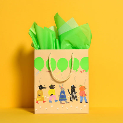 Neon Green tissue paper: 8 Sheets - PMA Store at the Portland Museum of Art, Maine