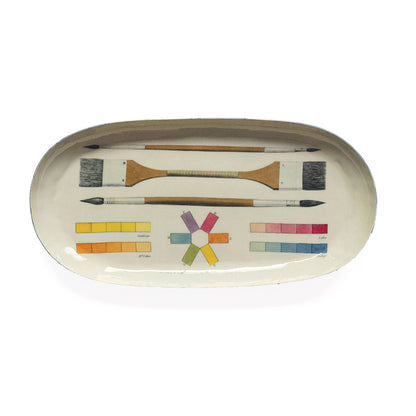 Roomytown Inc - Enamel Printed Tray - The Art of Colouring - PMA Store at the Portland Museum of Art, Maine