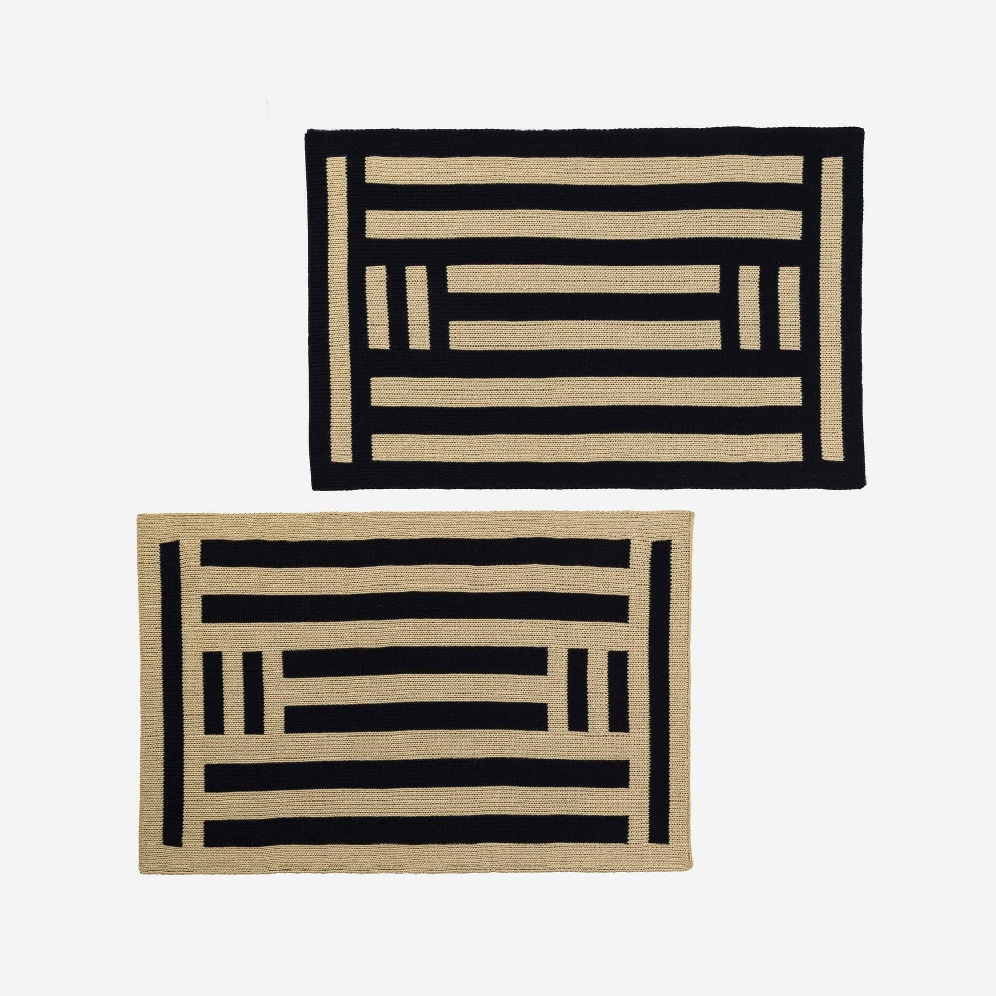 Columns Placemat Set: Cobalt - PMA Store at the Portland Museum of Art, Maine