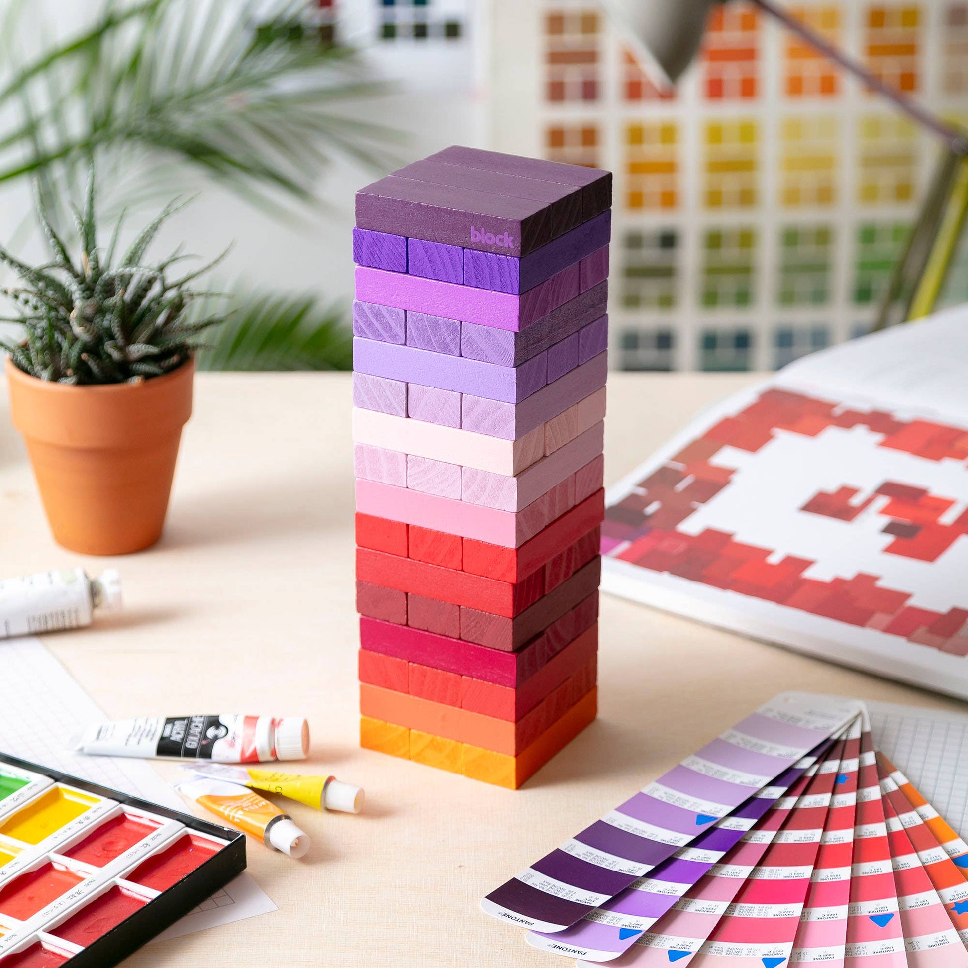 Block Design - Gradient Tower: Cool - PMA Store at the Portland Museum of Art, Maine