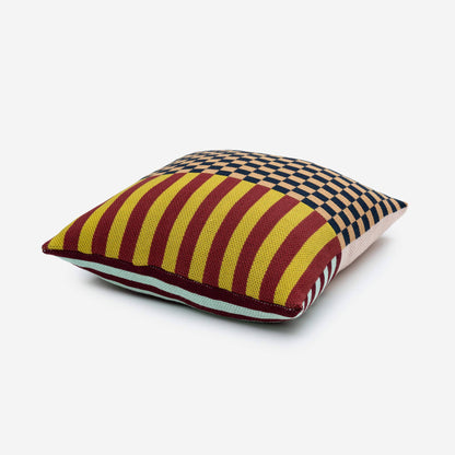 Pattern Patch Pillow Cover: Multi 1 - PMA Store at the Portland Museum of Art, Maine