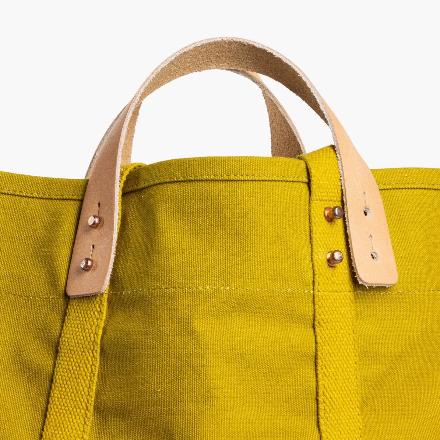 IMMODEST COTTON - Large East West Tote | Chartreuse - PMA Store at the Portland Museum of Art, Maine