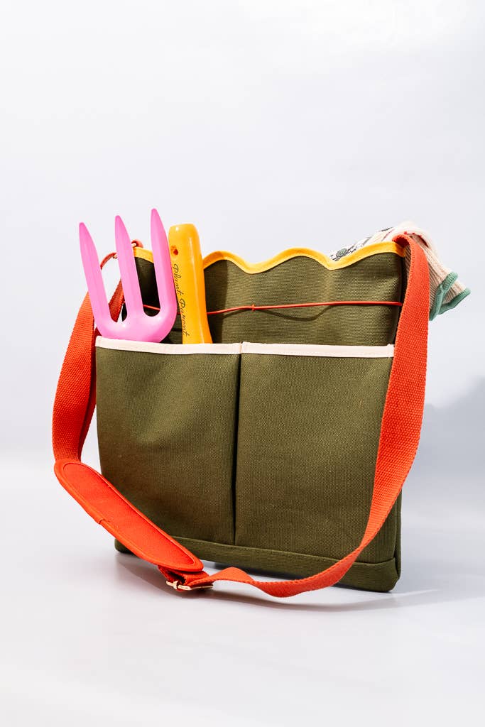 Ban.do - Garden Tool Bag, Colorblock - PMA Store at the Portland Museum of Art, Maine