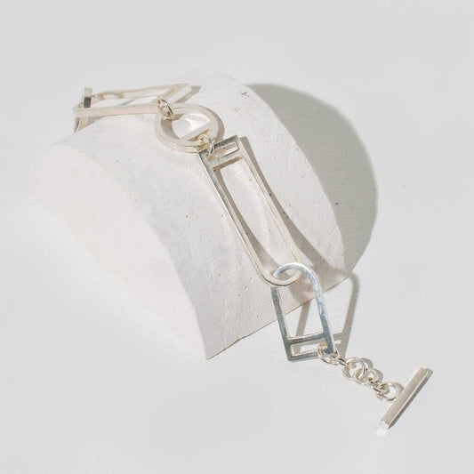 MULXIPLY - SALE - Window Link Bracelet | Sterling Silver - PMA Store at the Portland Museum of Art, Maine