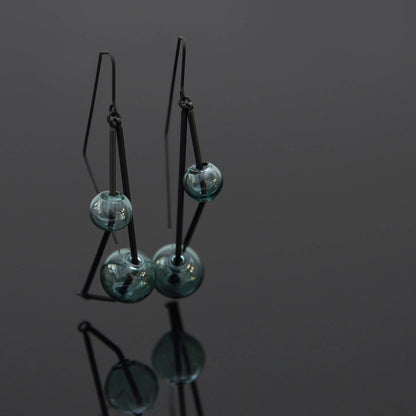 Pursuits - Arlo Earrings: Glass Amber