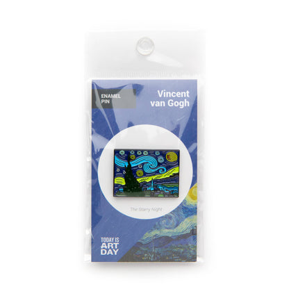 Today is Art Day - Pin - Starry Night - Van Gogh - PMA Store at the Portland Museum of Art, Maine