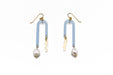 dconstruct - Arch Earrings - Frost Blue: Lunar - PMA Store at the Portland Museum of Art, Maine