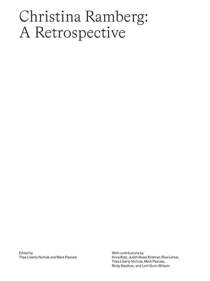 W. W. Norton - Christina Ramberg: A Retrospective: Hardcover