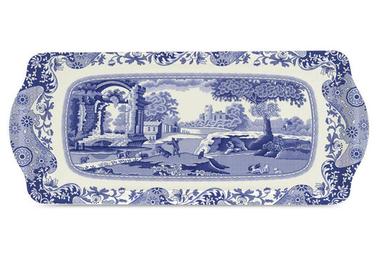 Blue Italian Sandwich Tray: Melamine / Blue Italian - PMA Store at the Portland Museum of Art, Maine