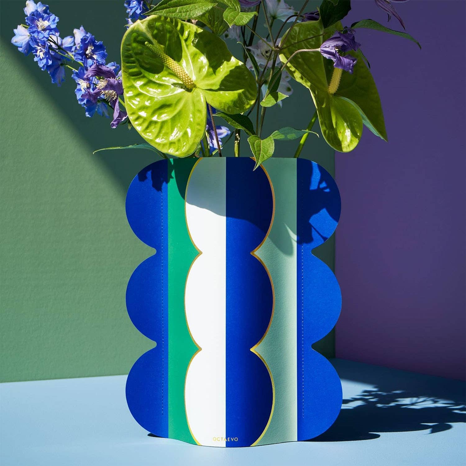 OCTAEVO Paper Vase Riviera Wave - PMA Store at the Portland Museum of Art, Maine