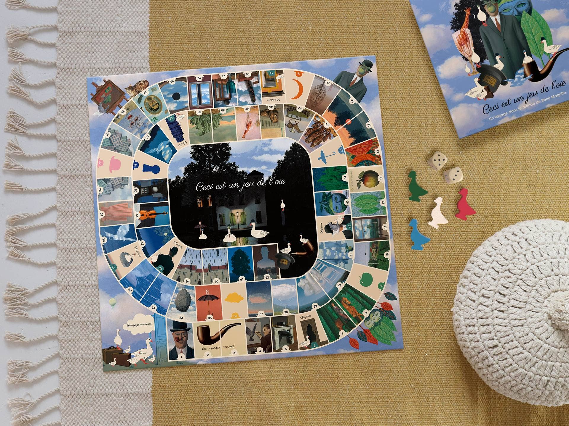 Today is Art Day - Magritte's Game of the Goose by Mon Petit Art - PMA Store at the Portland Museum of Art, Maine