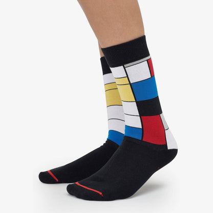 ART SOX - MuseARTa GmbH - Piet Mondrian - Composition with Red, Blue and Yellow: EU 36-40 | UK 3½-6½ | US 6-9 - PMA Store at the Portland Museum of Art, Maine