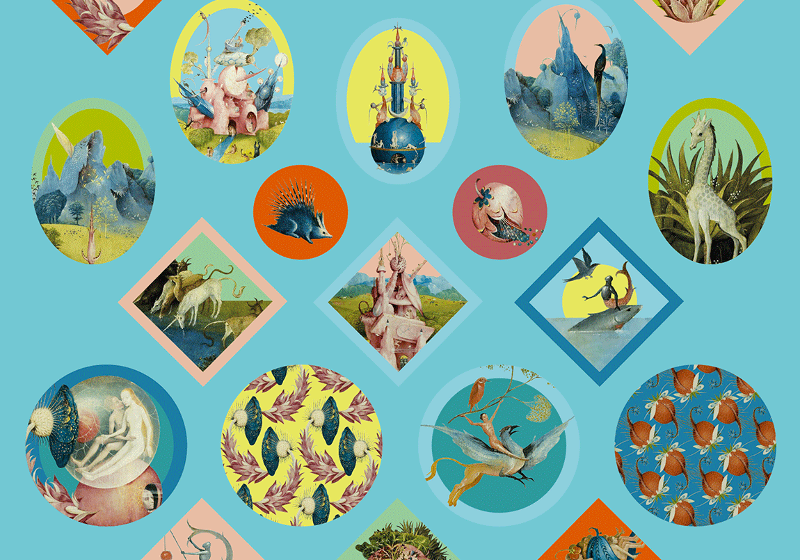 Today is Art Day - Stickers Hieronymus Bosch by Mon Petit Art - PMA Store at the Portland Museum of Art, Maine