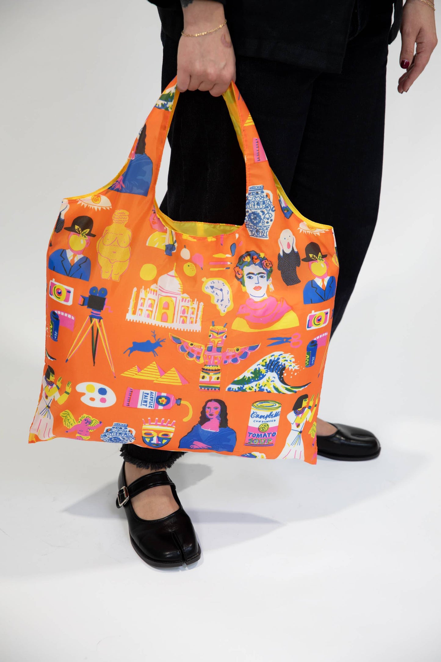 Yellow Owl Workshop - Art History Art Sack by The Printed Peanut - Reusable Tote - PMA Store at the Portland Museum of Art, Maine