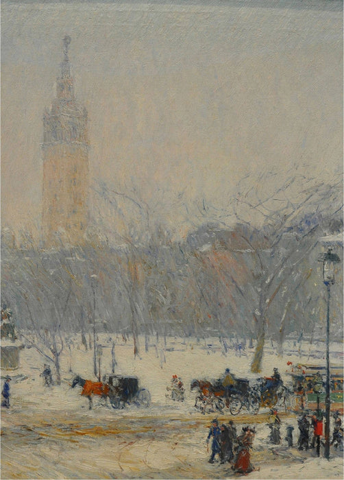 The Retrospect Group Collection - Snowstorm Madison Square 1890