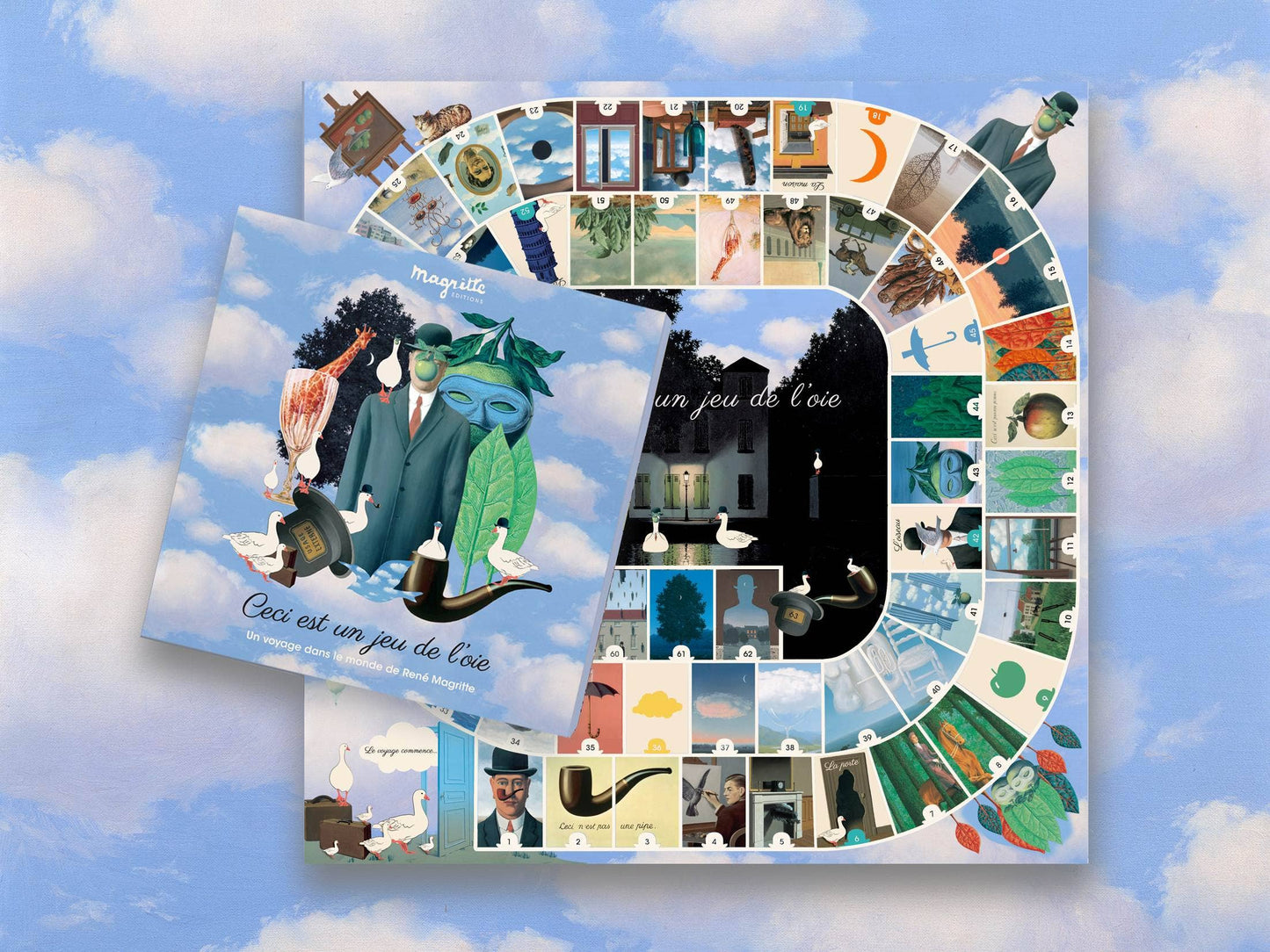 Today is Art Day - Magritte's Game of the Goose by Mon Petit Art - PMA Store at the Portland Museum of Art, Maine