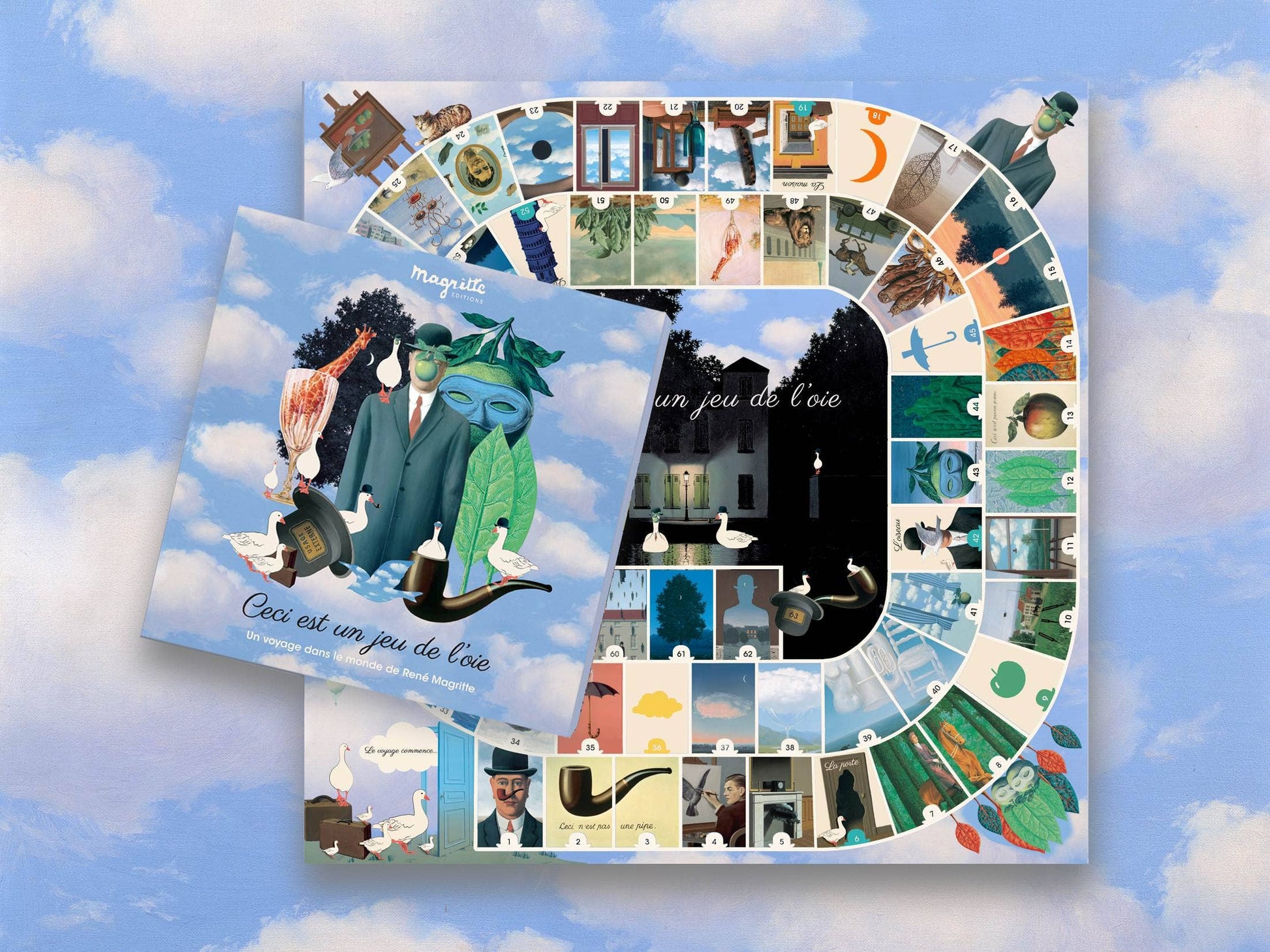 Today is Art Day - Magritte's Game of the Goose by Mon Petit Art - PMA Store at the Portland Museum of Art, Maine
