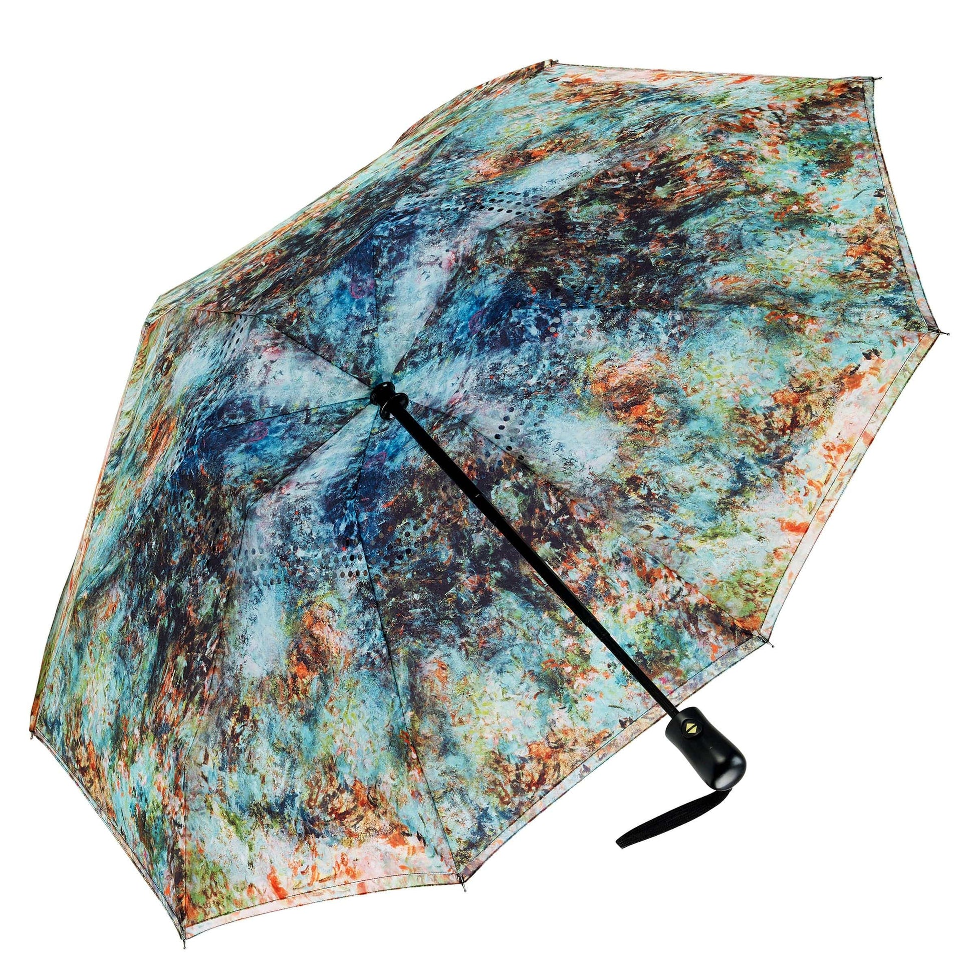 House at Giverny Viewed From Rose Garden RC Folding Umbrella - PMA Store at the Portland Museum of Art, Maine