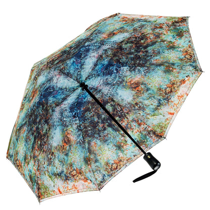 House at Giverny Viewed From Rose Garden RC Folding Umbrella - PMA Store at the Portland Museum of Art, Maine