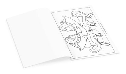 Pomegranate - Inuit Art from Kinngait Coloring Book - PMA Store at the Portland Museum of Art, Maine