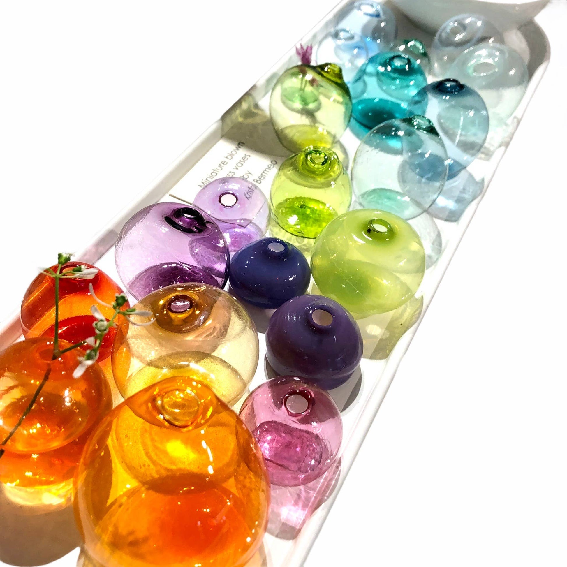 Krista Bermeo Studio - Alchemy Vase Collections: Bright rainbow - PMA Store at the Portland Museum of Art, Maine