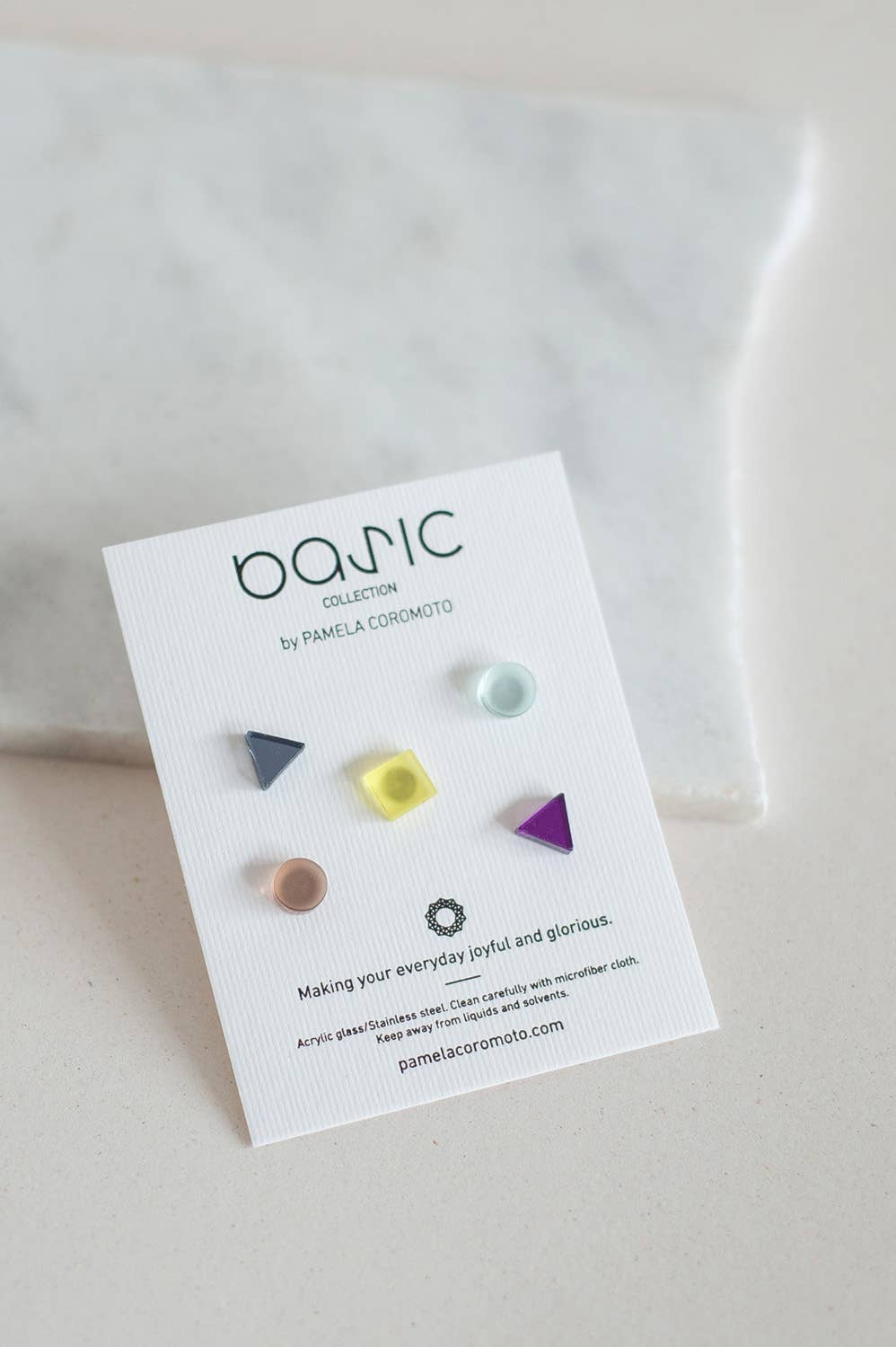 Pamela Coromoto - Basic - Mini Earrings Set (5) - Colorful Palette: Yellow Palette