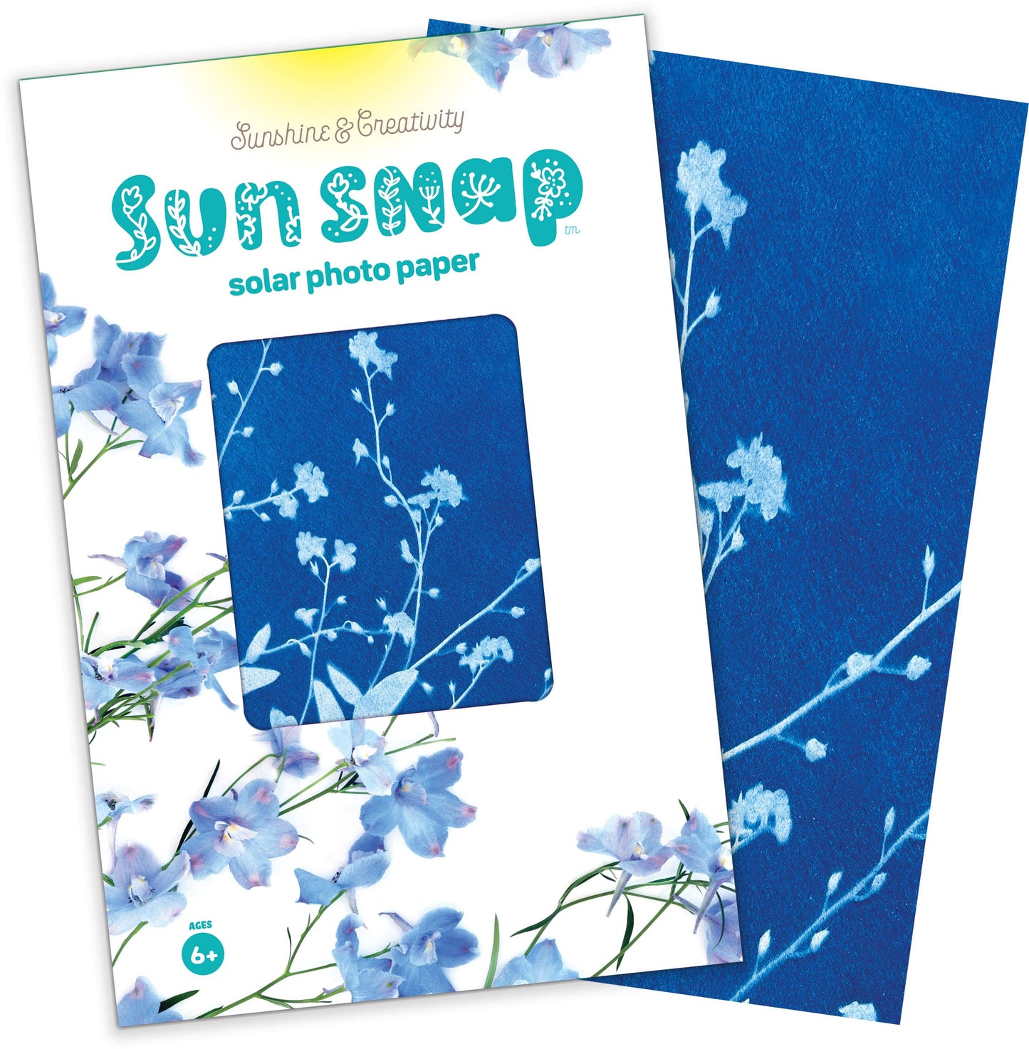 Copernicus Toys - Sun Snap Photo Paper: Cyanotype sun print kit 5.8x8.3”