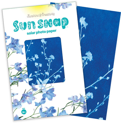 Copernicus Toys - Sun Snap Photo Paper: Cyanotype sun print kit 5.8x8.3”