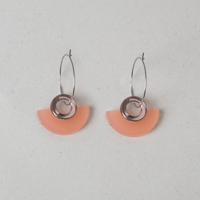 NEW Blok Earrings - Color: Yellow and Purple - PMA Store at the Portland Museum of Art, Maine
